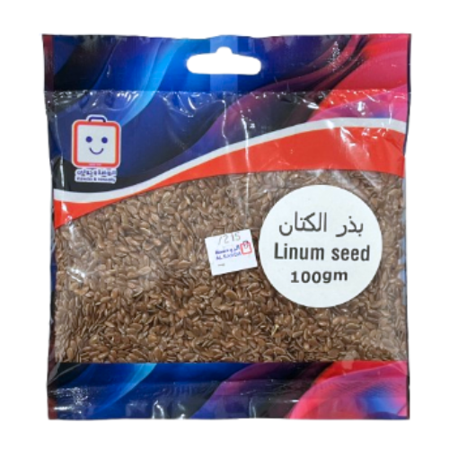 الروضة بذر الكتان 100جم